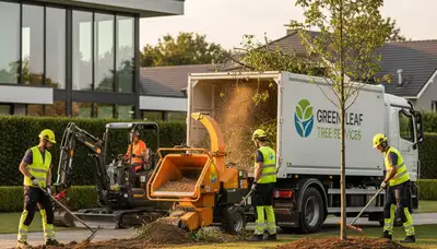 Professional landscaping and tree removal service in Worcester, MA by Chop Chop Tree