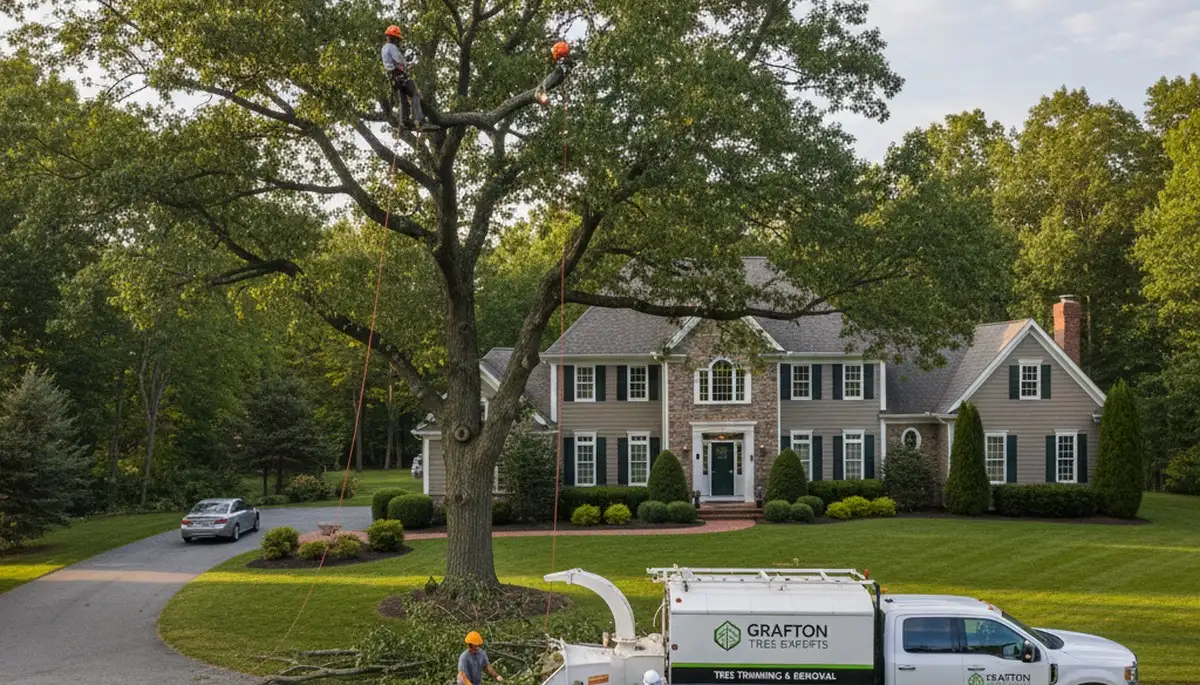 Professional tree removal service in Worcester MA by expert arborists