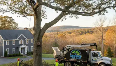 Professional tree removal service in Worcester MA by local certified arborists