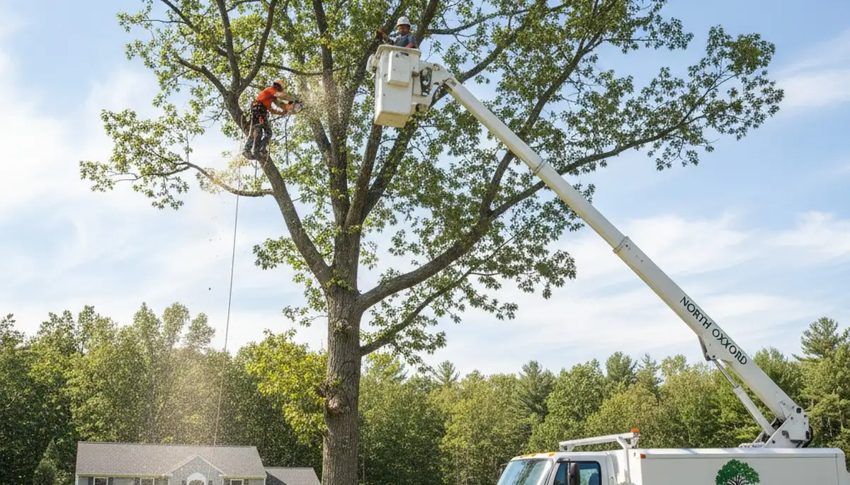 Professional tree removal service in Worcester MA by expert arborists