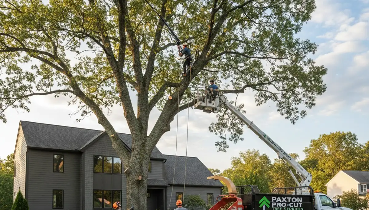 Professional tree removal service in Worcester MA by certified arborists