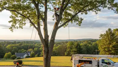 Professional tree removal service in Worcester MA by expert arborists at Tree Trimming Worcester