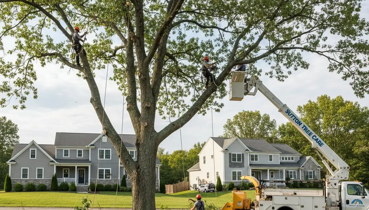 Professional tree removal service in Worcester MA by certified arborists