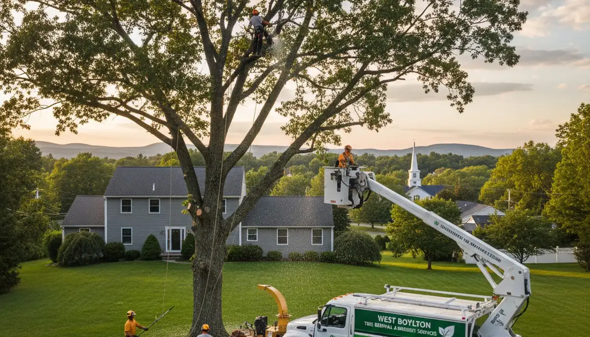 Professional tree removal service in Worcester MA by certified arborists